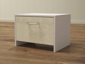 PROxSON Тумба Varna (ЛДСП Белая+ткань Белый/Savana Milk (молочный)) 51x40 в Краснокамске - krasnokamsk.mebel24.online | фото