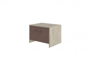 PROxSON Тумба Varna (ЛДСП+ткань Бунратти/Tesla Брауни) 51x40 в Краснокамске - krasnokamsk.mebel24.online | фото