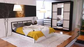 Сакура спальня № 1 Комод + Зеркало + Кровать 1600 + Тумба + Шкаф-купе 1500, сп.м. 1600х2000 мм., б/м, основание есть, ун. сб. в Краснокамске - krasnokamsk.mebel24.online | фото 5