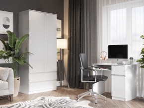 Шкаф 2-ств. с 2 ящиками "Бьянко" в Краснокамске - krasnokamsk.mebel24.online | фото 4
