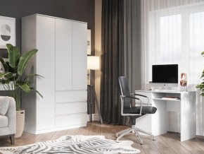 Шкаф 3-ств. с 3 ящиками "Бьянко" в Краснокамске - krasnokamsk.mebel24.online | фото 4