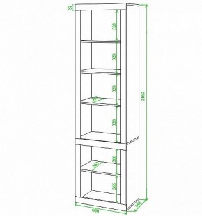 Шкаф для белья Toivo ВтВ-ФГ в Краснокамске - krasnokamsk.mebel24.online | фото 2