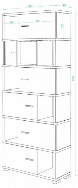 Шкаф комбинированный Домино СБ-30/6 в Краснокамске - krasnokamsk.mebel24.online | фото 3