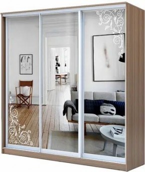 Шкаф-купе ХИТ 23-20/2-656 ОРНАМЕНТ в Краснокамске - krasnokamsk.mebel24.online | фото
