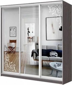 Шкаф-купе ХИТ 24-18-656 ОРНАМЕНТ в Краснокамске - krasnokamsk.mebel24.online | фото