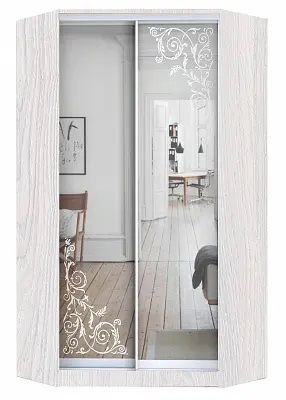 Шкаф-купе ХИТ-У-L-24-64-66 ОРНАМЕНТ в Краснокамске - krasnokamsk.mebel24.online | фото