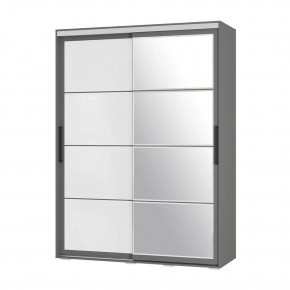 Шкаф-купе Крафт-6 1.6 м ШКК-06 (графит) в Краснокамске - krasnokamsk.mebel24.online | фото 3