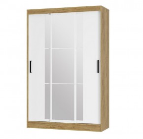 Шкаф-купе Тайм ШКК-03 (крафт/белый) в Краснокамске - krasnokamsk.mebel24.online | фото