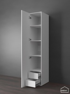 Шкаф Linnea MHR-1PO-4 2050х400х510 (Белый-М 11.1.2) в Краснокамске - krasnokamsk.mebel24.online | фото 4