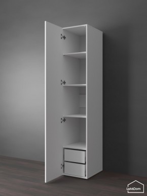 Шкаф Linnea MHR-1PO-4 2050х400х510 (Белый-М 11.1.2) в Краснокамске - krasnokamsk.mebel24.online | фото 5