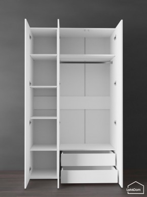 Шкаф Linnea MHR-3PO-2 2050х1200х510 (Белый-М 11.1.2) в Краснокамске - krasnokamsk.mebel24.online | фото 5