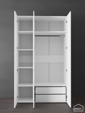 Шкаф Linnea MHR-3PO-2 2050х1200х510 (Белый-М 11.1.2) в Краснокамске - krasnokamsk.mebel24.online | фото 6