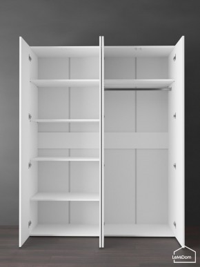 Шкаф Linnea MHR-4PO-1 2050х1600х510 (Белый-М 11.1.2) в Краснокамске - krasnokamsk.mebel24.online | фото 4