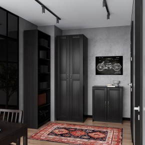 Шкаф МАКС двухстворчатый, цвет Дуб Венге в Краснокамске - krasnokamsk.mebel24.online | фото 4