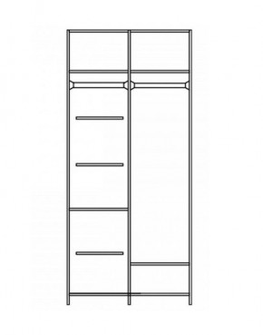 Шкаф Нинель ММ-167-01/03 в Краснокамске - krasnokamsk.mebel24.online | фото 3
