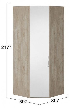 Шкаф платяной Эмбер СМ-348.07.007 L в Краснокамске - krasnokamsk.mebel24.online | фото 3