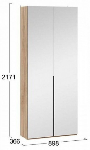Шкаф платяной Порто СМ-393.07.224 в Краснокамске - krasnokamsk.mebel24.online | фото 4
