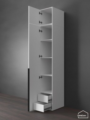 Шкаф с антресолью Linnea MHR-1A-4 2450х400х510 (Белый-М 11.1.2) в Краснокамске - krasnokamsk.mebel24.online | фото 5