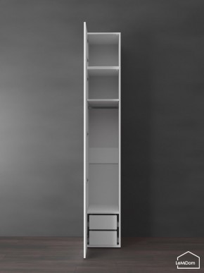 Шкаф с антресолью Linnea MHR-1POA-3 2450х400х510 (Белый-М 11.1.1) в Краснокамске - krasnokamsk.mebel24.online | фото 5