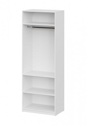 Шкаф ШК-5 + 2 полки (800) Белый текстурный в Краснокамске - krasnokamsk.mebel24.online | фото 3
