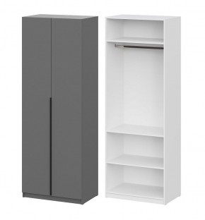 Шкаф ШК-5 + 2 полки (800) Графит серый в Краснокамске - krasnokamsk.mebel24.online | фото
