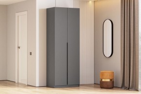 Шкаф ШК-5 + 2 полки (800) Графит серый в Краснокамске - krasnokamsk.mebel24.online | фото 2
