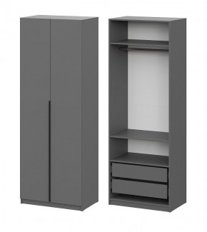 Шкаф ШК-5 + 2 полки + ящики (800) Графит в Краснокамске - krasnokamsk.mebel24.online | фото 1