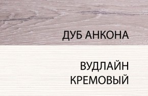 Шкаф угловой 2D, OLIVIA, цвет вудлайн крем/дуб анкона в Краснокамске - krasnokamsk.mebel24.online | фото