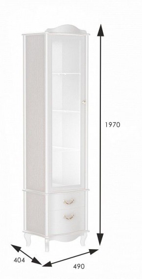 Шкаф-витрина Джульетта в Краснокамске - krasnokamsk.mebel24.online | фото 3