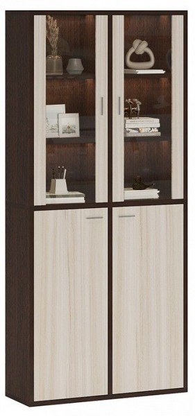 Шкаф-витрина Домино СУ(ш2в2)+2ФС+2ФГ в Краснокамске - krasnokamsk.mebel24.online | фото 2