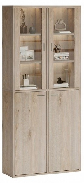 Шкаф-витрина Домино СУ(ш2в2)+2ФС+2ФГ в Краснокамске - krasnokamsk.mebel24.online | фото 2