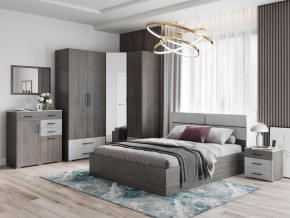 Спальня Теана Ясень Анкор темный/Мрамор лайт в Краснокамске - krasnokamsk.mebel24.online | фото