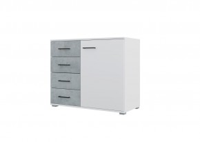Спальный гарнитур NOVA (модульный) белый/бетон в Краснокамске - krasnokamsk.mebel24.online | фото 7