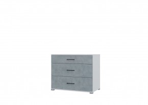 Спальный гарнитур VICTOR (модульный) Белый-Бетон в Краснокамске - krasnokamsk.mebel24.online | фото 4
