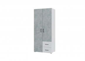 Спальный гарнитур VICTOR (модульный) Белый-Бетон в Краснокамске - krasnokamsk.mebel24.online | фото 8
