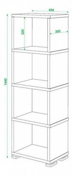 Стеллаж Домино СБ-15/4 в Краснокамске - krasnokamsk.mebel24.online | фото 3