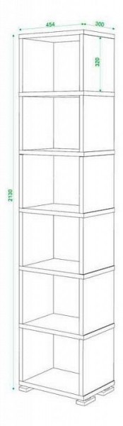 Стеллаж Домино СБ-15/6 в Краснокамске - krasnokamsk.mebel24.online | фото 2
