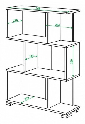 Стеллаж Домино СЛ-5-3 в Краснокамске - krasnokamsk.mebel24.online | фото 2