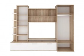 Стенка Денвер (СТЛ.151.01) Дуб сонома/Белый в Краснокамске - krasnokamsk.mebel24.online | фото 2