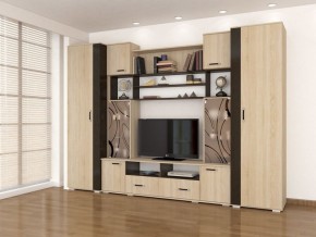 Стенка Оскар-18-1 дуб сонома-венге в Краснокамске - krasnokamsk.mebel24.online | фото