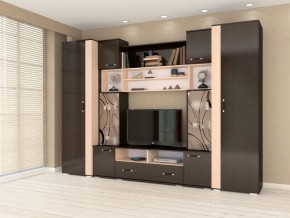 Стенка Оскар-18-1 венге-дуб молочный в Краснокамске - krasnokamsk.mebel24.online | фото