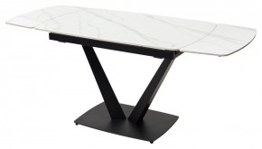 Стол ALATRI 120 MATT WHITE MARBLE SOLID CERAMIC / BLACK, ®DISAUR в Краснокамске - krasnokamsk.mebel24.online | фото 10