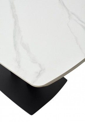 Стол ALATRI 120 MATT WHITE MARBLE SOLID CERAMIC / BLACK, ®DISAUR в Краснокамске - krasnokamsk.mebel24.online | фото 11