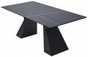 Стол БОГАРТ 200 TITANIUM BLACK PULIDO, керамика / Черный М-City в Краснокамске - krasnokamsk.mebel24.online | фото 5