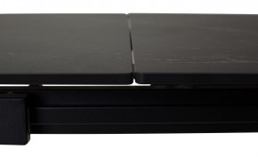 Стол CORNER 120 MATT BLACK MARBLE SOLID CERAMIC / BLACK, ®DISAUR в Краснокамске - krasnokamsk.mebel24.online | фото 1