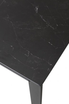 Стол CORNER 120 MATT BLACK MARBLE SOLID CERAMIC / BLACK, ®DISAUR в Краснокамске - krasnokamsk.mebel24.online | фото 5