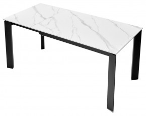 Стол CORNER 120 MATT WHITE MARBLE SOLID CERAMIC / BLACK, ®DISAUR в Краснокамске - krasnokamsk.mebel24.online | фото 7