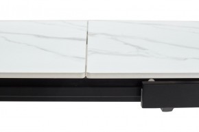 Стол CORNER 120 MATT WHITE MARBLE SOLID CERAMIC / BLACK, ®DISAUR в Краснокамске - krasnokamsk.mebel24.online | фото 8