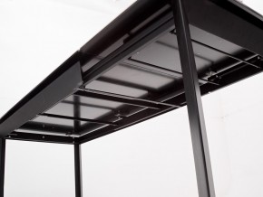Стол CREMONA 140 HIGH GLOSS STATUARIO Белый мрамор глянцевый, керамика/ черный каркас, ®DISAUR в Краснокамске - krasnokamsk.mebel24.online | фото 6
