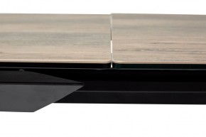 Стол CREMONA 140 KL-61 под дерево, итальянская керамика/ черный каркас, ®DISAUR в Краснокамске - krasnokamsk.mebel24.online | фото 6